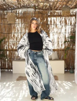Tie dye kimono