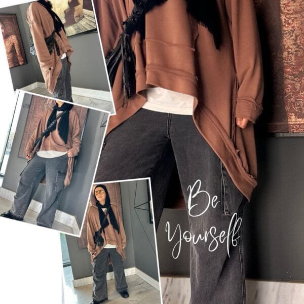 zip up sweater - Image 2
