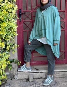 Mint green zip up