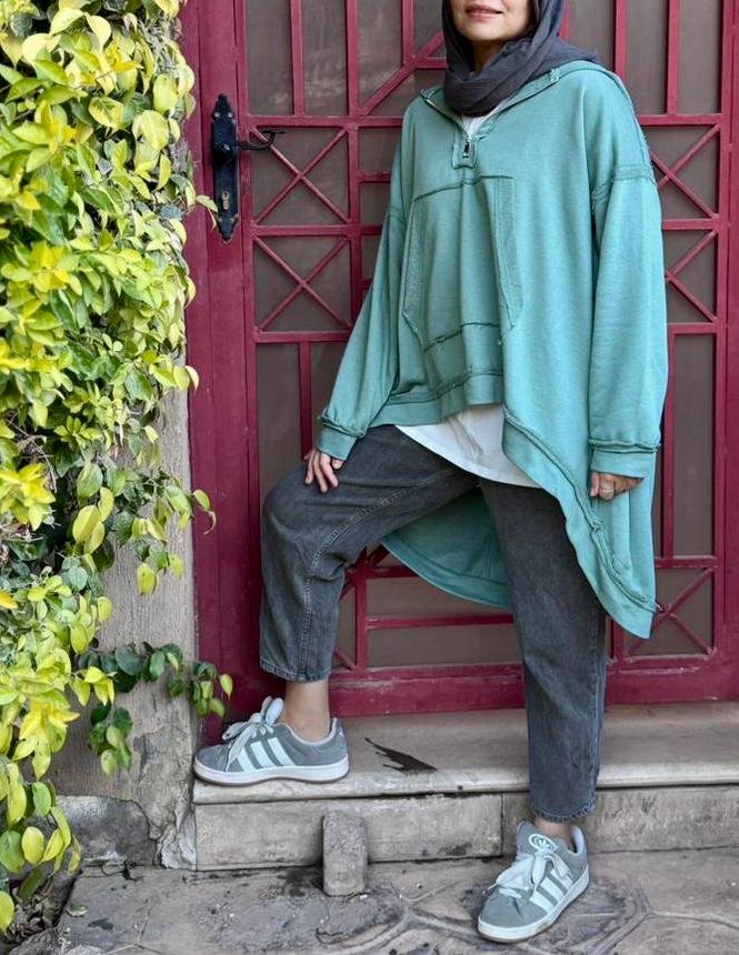 Mint green zip up